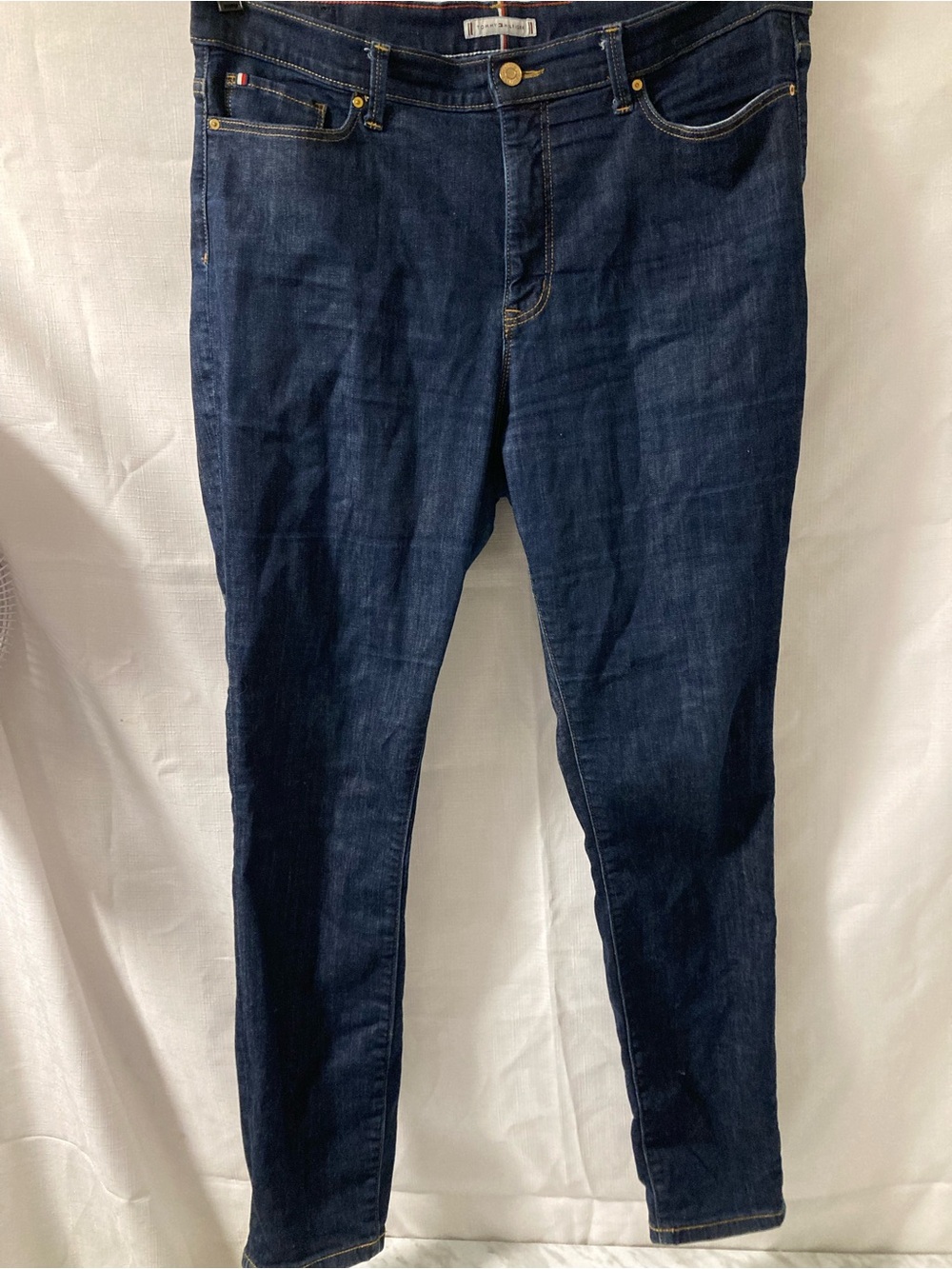 Tommy Hilfiger Women's Dark Wash Slim Jeans Size 16 Waist 33